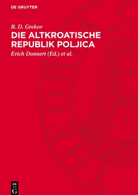 Produktbild von Die altkroatische Republik Poljica