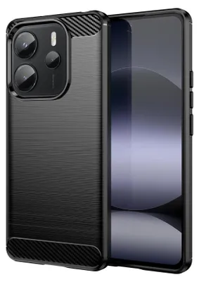 Image de Housse carbone pour Xiaomi Redmi Note 14 4G Housse téléphone portable Case TPU Cover Housse téléphone portable