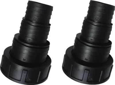 Produktbild von 2x Stufenschlauchtülle Ø32 / 38 / 50mm x 2 Zoll Innengewinde Überwurfmutter