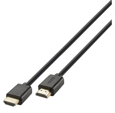 Produktbild von ViVanco™Ultra High Speed HDMI Kabel, 2m, 2 m, HDMI Typ A (Standard), HDMI Typ A (Standard), 48 Gbit/s, Audio Return Channel (ARC), Schwarz