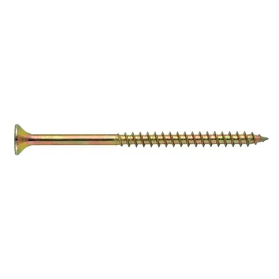 Produktbild von ARLI 100x Spanplattenschrauben 5x50 mm Torx TX25 Senkkopf Teilgewinde Stahl gelb verzinkt