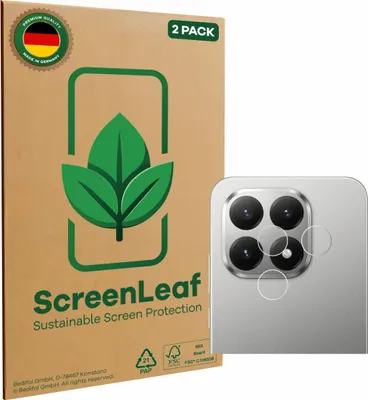 Produktbild von 2x ScreenLeaf Schutzfolie für Xiaomi 15T (NUR Kameraschutz) nachhaltiger Displayschutz Display Schutz Folie Klar Transparent