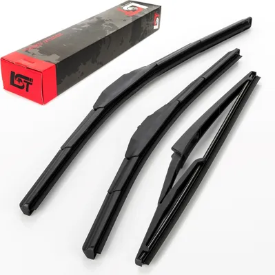 Produktbild von Frontwischer + Heckwischer Scheibenwischer Set für NISSAN MICRA III RENAULT CLIO
