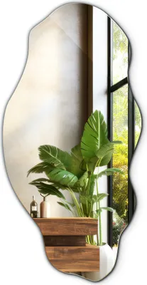Obrázok produktu pre Industriálne nástenné zrkadlo Loft - obývacia izba, spálňa, chodba, 40 x 80 cm