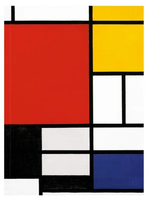 Productafbeelding van Museumwebshop – Kunstschetsboek, zachte kaft, Mondrian
