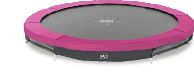 Produktbild von EXIT Silhouette Sporttrampolin ø244cm, Bodentrampolin, Rund, für Kinder, Rosa