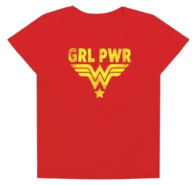 Produktbild von Wonder Woman - "Girl Power" T-Shirt für Damen TV36042 (S) (Rot)