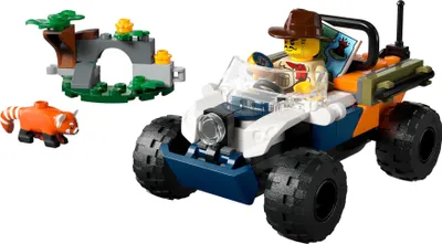 Produktbild von LEGO City Dschungelforscher-Quad, Dschungel-Spielzeug für Jungen und Mädchen ab 6 Jahren, Geschenkideen für Kinder, Quad mit Abenteurer-Minifigur und Tierfigur 60424