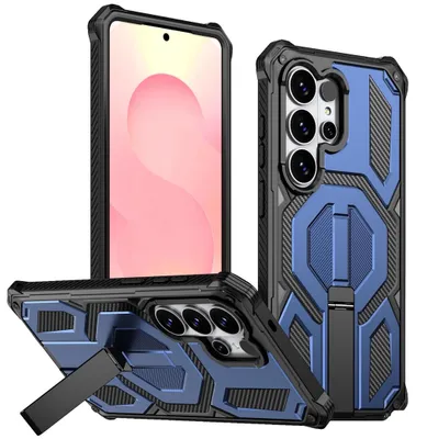 Obrázek produktu pro Magnetické pouzdro na mobil pro Samsung Galaxy S26 Ultra z TPU a silikonu, modré
