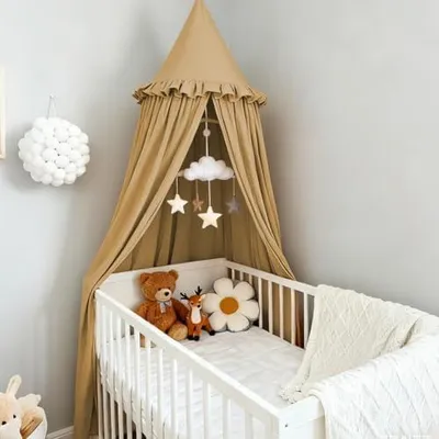 Produktbild von Baldachin für das Kinderzimmer im Vintage-Stil Nougat