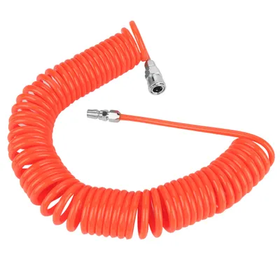 Obrázok produktu pre 8 mm x 5 mm ohybnáPolyuretánspätná hadica so spojkami pre vzduchové kompresory a čerpadlá, 9 m, červená