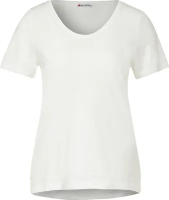 Produktbild von Street One Basic T-Shirt, off white