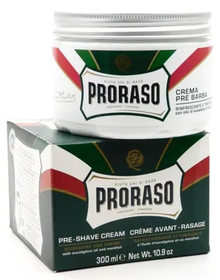 Image de Proraso Refreshing Professional Pre-Shave Cream with Eucalyptus Oil and Menthol 300 ml