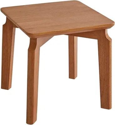 Produktbild von Famanu Hocker aus massivem Holz - Kirschenbaumfarbe