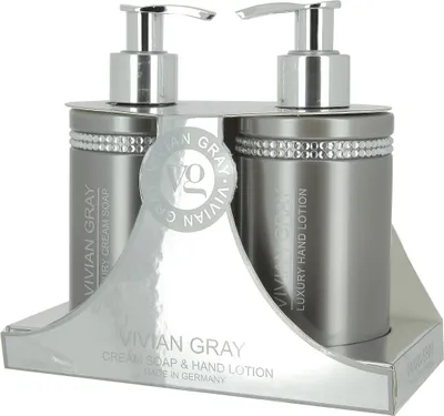Produktbild von Graues Kristall-Handpflege-Kosmetikset mit VIII.
