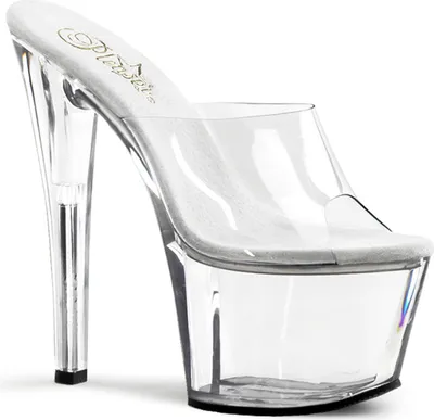 Produktbild von SKY-301 Damen Sandale von Pleaser, Transparent , EU 36, US 6