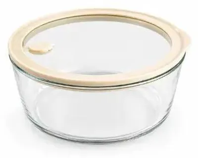 Produktbild von Runder Glasbehälter - 250 ml - Luftdicht - Transparent
