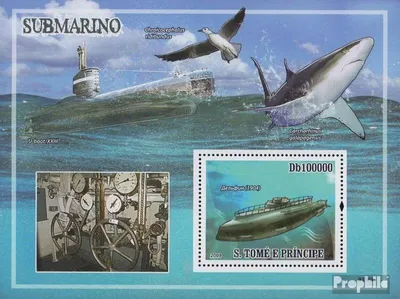 Produktbild von Briefmarken Sao Tome e Principe 2009 Mi Block693 (kompl.Ausg.) postfrisch Unterseeboote