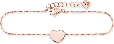 Produktbild von cai Armband 925/- Sterling Silber rotvergoldet Herz