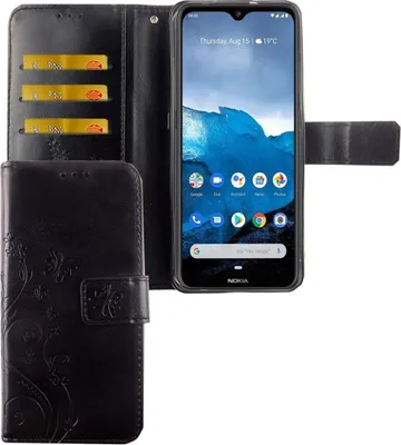 Zdjęcie produktu dla Etui na telefon komórkowy Nokia 6.2 etui ochronne etui z klapką etui na karty czarne