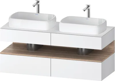 Produktbild von DURAVIT QA4767055180000 QTG KWTU WH Ek. 1400x550x600 Wß Mt. H