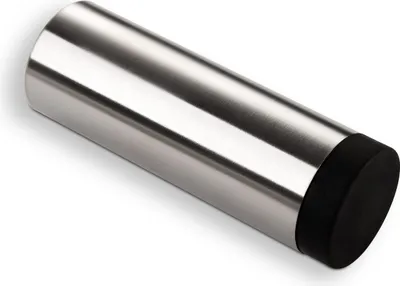 Zdjęcie produktu dla Odbojnik drzwiowy TOPPER z prawdziwej stali nierdzewnej Ø 30 mm rozstaw ścianek 87 mm odbojnik drzwiowy ścienny