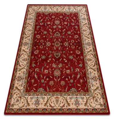Image de Tapis en laine OMEGA ARIES fleurs rubis rouge 235x350 cm