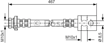 Produktbild von Bosch Bremsschlauch  1 987 476 903