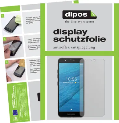 Produktbild von 6x Schutzfolie für Fairphone 3 Plus matt Displayschutzfolie Folie Display Schutz dipos