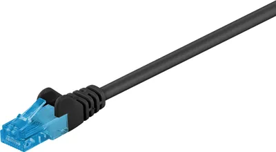 Produktbild von Goobay 55410 Netzwerkkabel 5 m Cat6a U/UTP (UTP) Schwarz (55410)