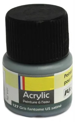 Immagine prodotto di Heller - grigio fantasma satinato - n. 127 - vernice per modellismo
