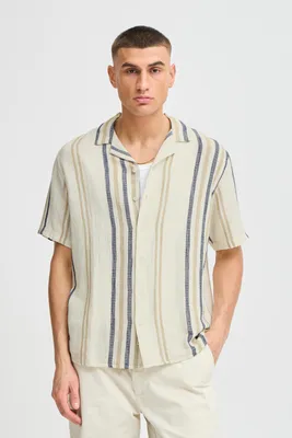 Produktbild von !SOLID SDISAI Herren Kurzarmhemd Hemd Herrenhemd 100% Baumwolle relaxed fit