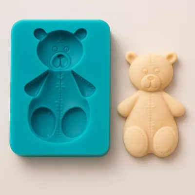 Teddybär-Silikonbackform, 200 g, 1 Stück