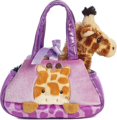 Produktbild von Aurora, 32768, Fancy Pal, Peek-a-Boo Giraffe, 20,3 cm, Plüschtier, braun, lila, Violett
