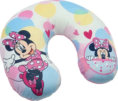 Produktbild von Reisekissen Hellrosa - Minnie Maus und Seifenblasen