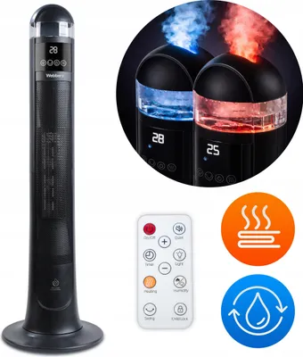 Zdjęcie produktu dla TERMOWENTYLATOR z ceramicznym elementem grzewczym Webber 2200 W z nawilżaczem powietrza