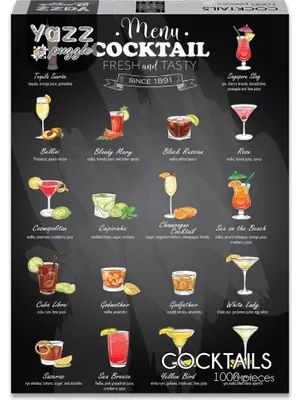 Produktbild von YAZZ Puzzle Cocktails 1000 Stü ck