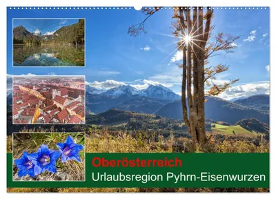 Produktbild von Oberösterreich Urlaubsregion Pyhrn-Eisenwurzen (Wandkalender 2027 DIN A2 quer), CALVENDO Monatskalender