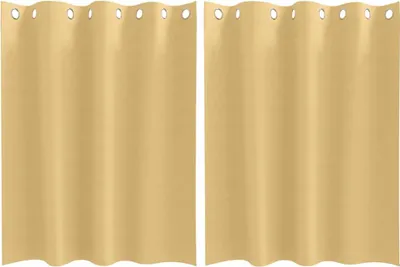 Obrázek produktu pro vidaXL Zatemňovací závěsy s kroužky 2 ks Béžová 140 x 140 cm