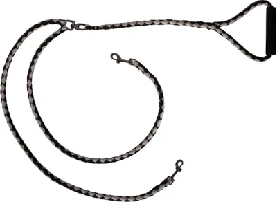 Obrázek produktu pro Dvojité vodítko pro psy, 140 cm x 12 mm, černošedé, Kerbl