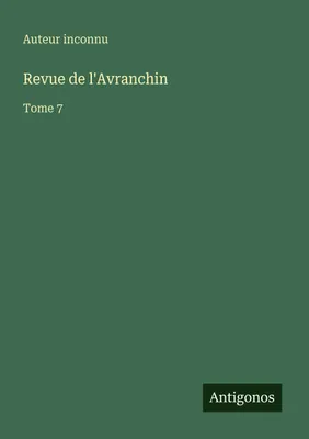 Produktbild von Revue de l'Avranchin