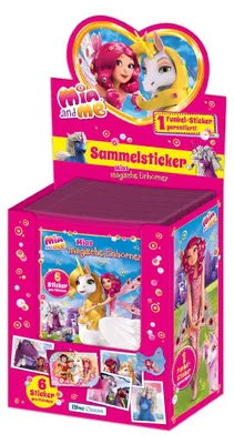 Produktbild von Mia and Me - Serie 8 - Mias Magische Einhörner - Sammelsticker - 1 Display (50 Tüten)