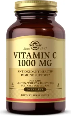 Productafbeelding van Solgar Dietary supplements Vitamin C 1000 MG, BI5944
