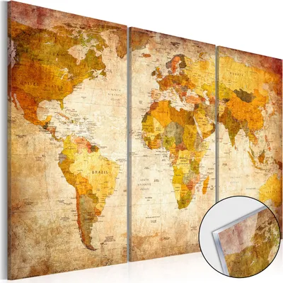 Produktbild von 3mm Acrylglasplatte Acrylglasbild - Antique Journeys 90x60 cm Karten k-B-0006-k-e