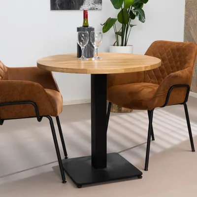 Produktbild von Bronx71 Bistrotisch rund Sven Eiche ø 80 cm