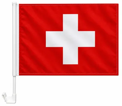 Produktbild von Autoflagge Schweiz 30 x 40 cm Auto Flagge Fahne Autofahne Fensterflagge Fanfahne