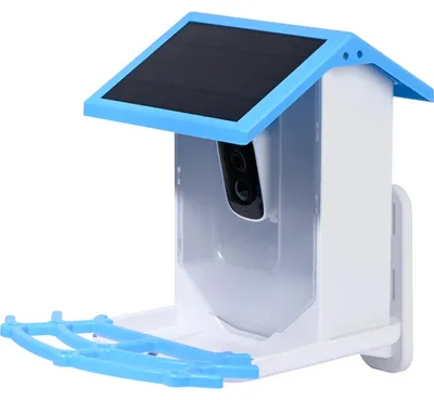 Produktbild von dobar Vogel-Futterhaus EAZY mit Solarpanel und Wifi-Kamera