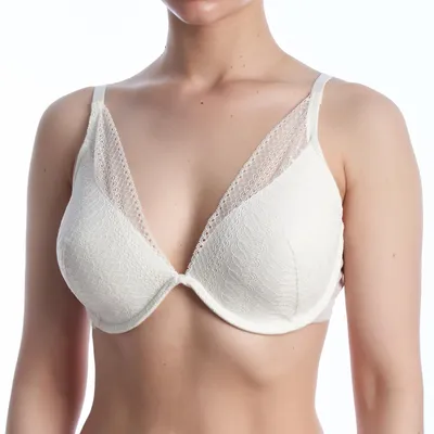 Imagen del producto de Sujetador de encaje crochet para mujer, modelo MARTINA, con aros y acolchado