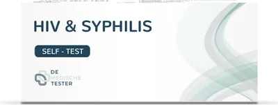 Produktbild von HIV und Syphilis Selbsttest - The Tester, Ergebnis in 15 Minuten - Zuverlässig & Präzise - Leichte Anwendung