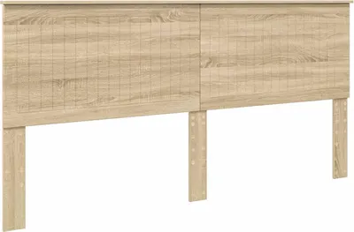 Produktbild von vidaXL Kopfteil mit Kopfteil Sonoma-Eiche 200 cm Holzwerkstoff